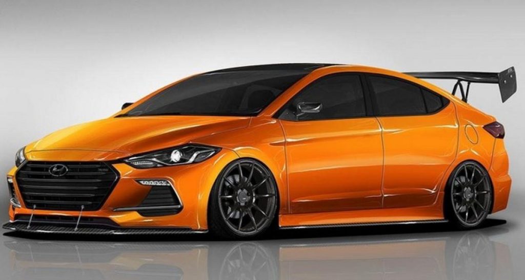 Sema Hyundai Elantra Sport Concept Par Blood Type Racing Le