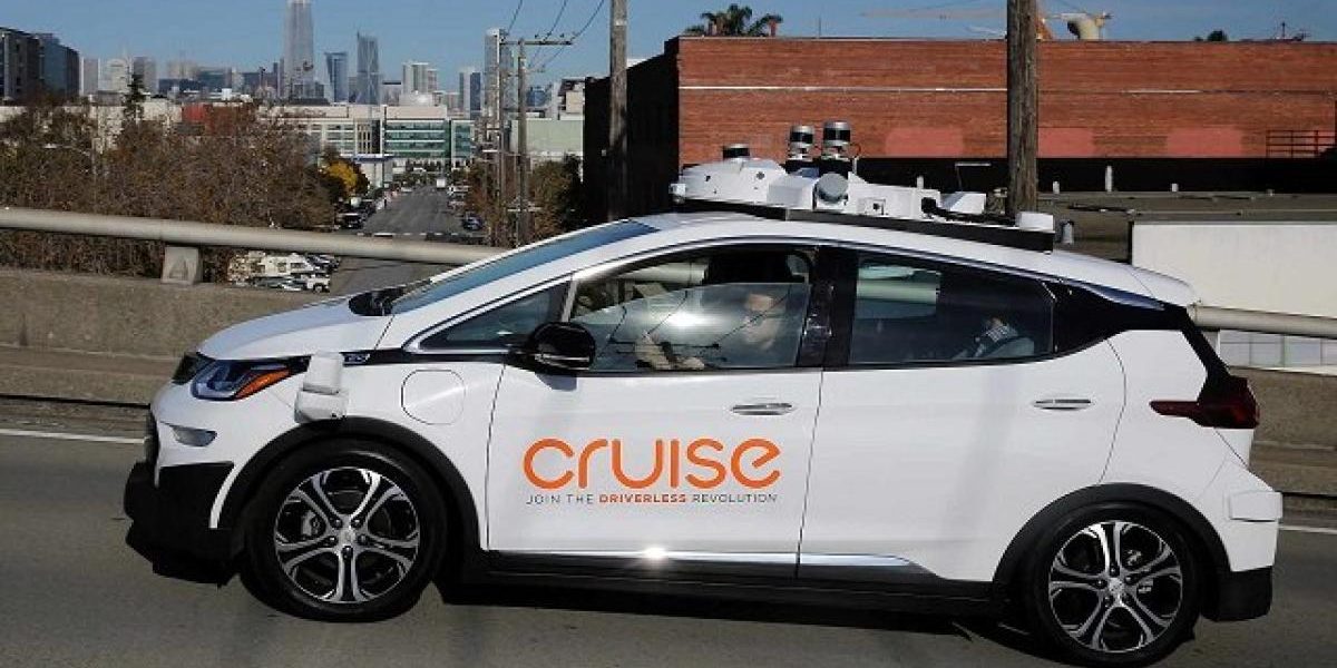 Un robotaxi autonome Cruise de chez General Motors